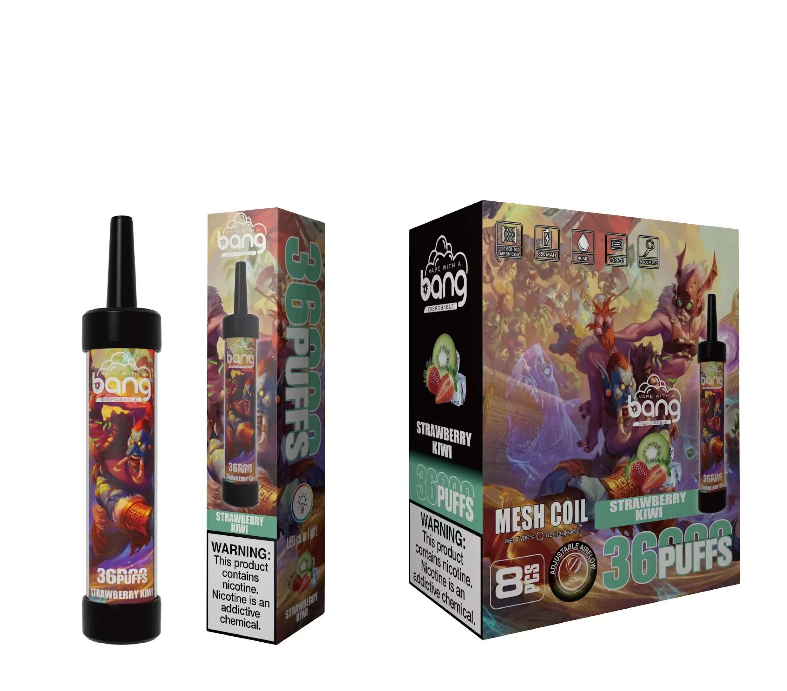 Capsuni kiwi bang 36k fumuri